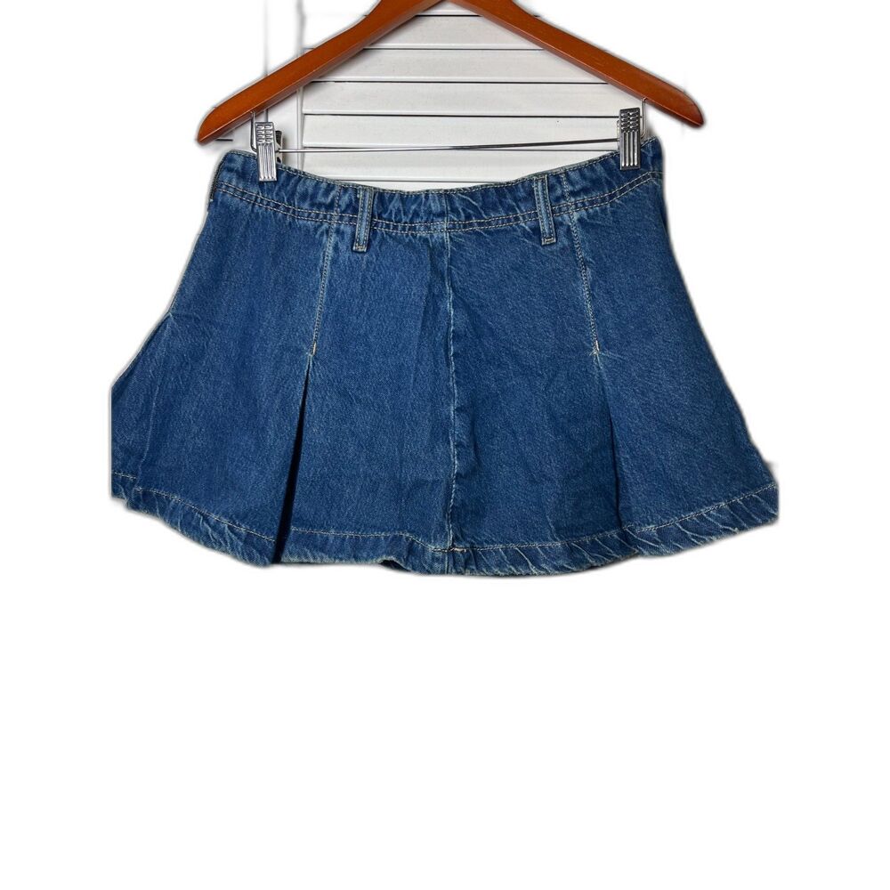 Free People We The Free Madison Ave Denim Mini Skirt Size 30 New with tags - Picture 4 of 6